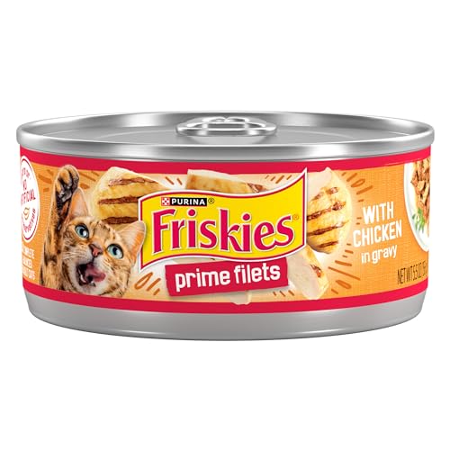 Purina Friskies Filets With Chicken in Wet Cat Food Gravy - (Pack of 24) 5.5 oz. Cans