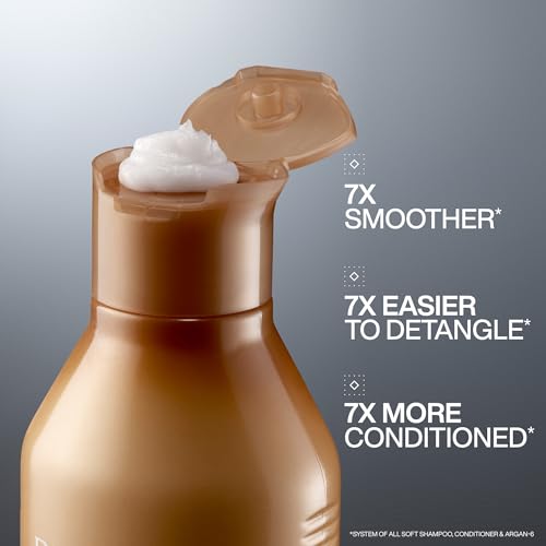 Redken All Soft Conditioner - Moisturizes & Hydrates Dry, Brittle Hair, Softens, Smooths & Adds Hair Shine, Conditioner & Detangler