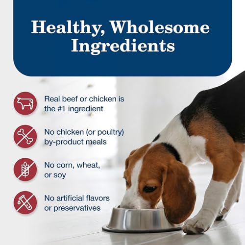 Blue Buffalo Homestyle Recipe Adult Wet Dog Food, Made with Natural Ingredients, Chicken and Beef Dinner Variety Pack, 12.5-oz Cans (6 Count, 3 of Each)