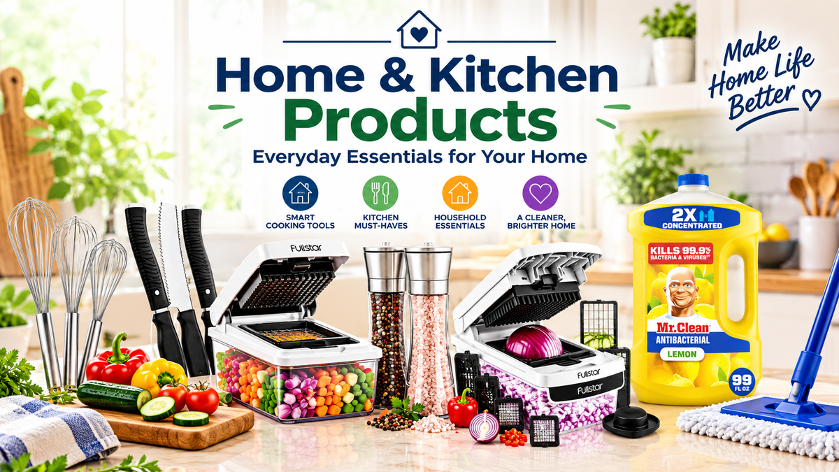 Home & Kitchen Products: Everyday Essentials for Your Home