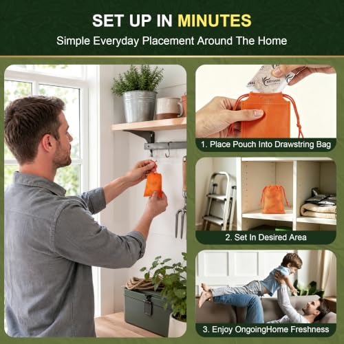 16 Pack Natural Spider Repellent for Indoor Outdoor Use, Effective Spider Deterrent with Peppermint and Lemongrass Oil, No Spiderweb Spider Free Solution - Mart Station