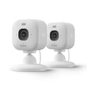 Blink Mini 2K+ (newest model) – Plug-in Home & Pet Indoor Security Camera with 2K video resolution, night vision, enhanced audio, motion detection – 2 cameras (White)