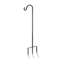 EXCMARK Shepherd Hook Adjustable Height 32/24/16’’ 1/2 inch Thick Use at Weddings, Hanging Solar Lights, Lanterns, Bird Feeders, Metal Hanger Hook (Black,32inch). U.S. Patent.