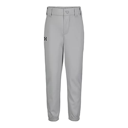 Under Armour Boys Baseball Pant, Belt Loops, Logo, Snap Closure, Comfortable & Durable
