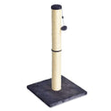 Basics Cat Scratching Post for Indoor Cats & Kittens, Medium (31.5"H), Cat Furniture with Dangling Ball Toy, Grey