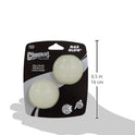Chuckit! Glow in the Dark Bouncy Balls - Ball for Dogs, Chuckit Dog Toy, Max Glow Balls - Medium, 2.5 Inch Pack of 2