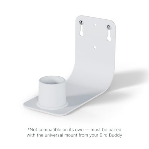 Birdbuddy Wall Mount - Versatile Bird Feeder Wall Mount for Wall & Fences - Durable, Weather-Proof Heavy Duty and Secure & Stylish Outdoor Feeder Accessory