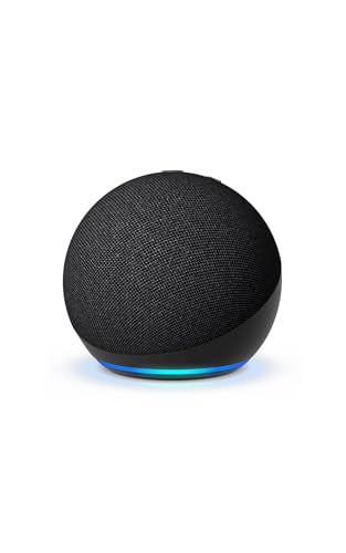 Echo Dot (newest model) - Vibrant sounding speaker, Designed for Alexa+, Great for bedrooms, dining rooms and offices, Charcoal