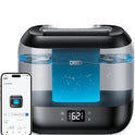 Dreo Smart Humidifiers for Bedroom, Top Fill 4L Supersized Humidifier Large Room with 28 dB, 36H Runtime, Touch/APP/Voice Control, Nightlight, Cool Mist Humidifiers for Baby, Plants, Indoor, Black