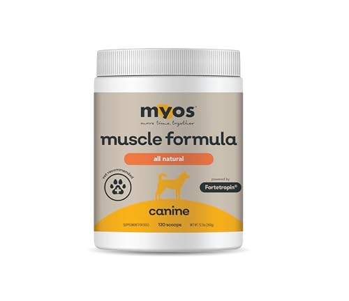 All-Natural Muscle Building Supplement - Helps Reduce Muscle Loss in Dogs Due to Normal Aging and Improves Recovery from Injury or Surgery