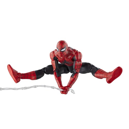 Marvel Legends Series The Amazing Spider-Man, Marvel Comics Retro Collectible 6-Inch Action Figures, Toys for Ages 4 and Up