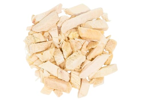 hotspot pets Freeze Dried Chicken Treats for Cats & Dogs -1LB Big Bag- USA Made- Healthy Single Ingredient-Resealable Bag, All Natural Grain-Free (Chicken Breast)- Perfect for Training, Topper & Snack