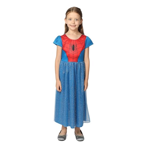 Disney Girls' Princess Dress Nightgown, Fantasy Gown, Soft & Cute Pajamas for Kids