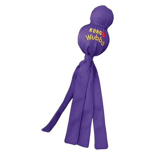KONG Wubba - Dog Toy for Tug of War & Fetch - Dog Supplies for Puppy & Dog Playtime - Outdoor & Indoor Dog Toy - for XL Dogs - Randomly Provided Color