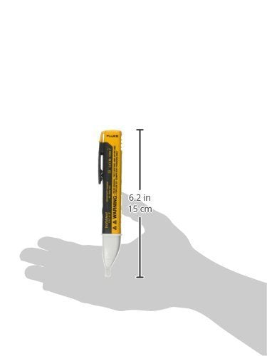 Fluke 1AC II VoltAlert Non-Contact Voltage Tester, Pocket-Sized, 90-1000V AC, Audible Beeper, CAT IV Rating