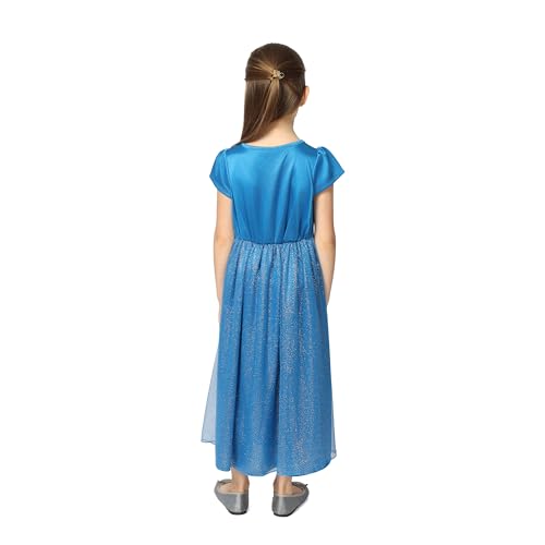 Disney Girls' Princess Dress Nightgown, Fantasy Gown, Soft & Cute Pajamas for Kids