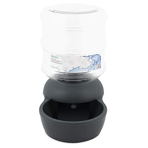 Petmate Aspen Pet Lebistro Gravity Waterer, 2.5 Gallon, Made in USA