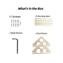 Large Wooden Pine Chick Perch Roosting Bar for Baby Chicks Brooder Coop, Chicken Training Toy Stand