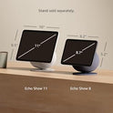 Echo Show 11 (newest model), Vibrant Full-HD 11" display with more viewing area and spatial audio, Designed for Alexa+, Graphite