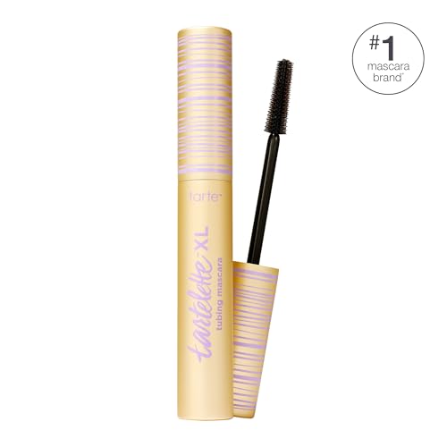 tarte tartelette XL tubing mascara – Lash Extensions in a Tube with Peptide, Extra-Bold Buildable Lifted Length & Volume, Smudge-Proof Longwear, Easy-to-Remove, Vegan & Cruelty-Free