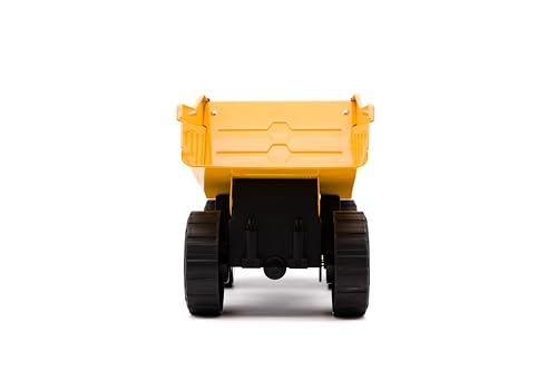 Cat Construction Toys, Real Steel Dump Truck – 12” Heavy Duty Steel Construction Toy with Realistic Working Dump Bed – Durable Vehicle for Indoor & Outdoor Play – Ages 3+