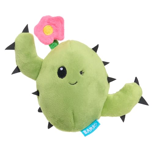 Barkbox Consuela the Cactus 2-in-1 Interactive Plush Dog Toy - Squeaky Dog Chew Toy with Crinkle Layers - for Large Dogs and Puppies