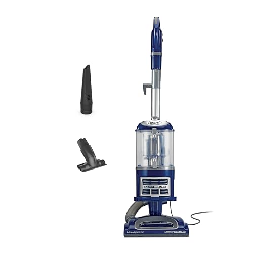 Shark Navigator Lift-Away Vacuum, HEPA, Carpet and Pet Hair, Blue, NV360 | Lift-Away Pod, Carpet and Hard Floor Cleaning, Swivel Steering, Brushroll Shutoff, 0.9-Qt Dust Cup, Upholstery/Crevice Tools