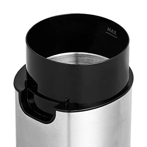 Basics Fast Electric Coffee Grinder for Home Use, Easy to Use Coffee Bean and Spice Grinder with Heavy-Duty Stainless Steel Grind Blades
