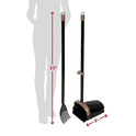 Arm & Hammer Dog Pooper Scooper Swivel Bin & Rake, Poop Scoop for Dogs, Black (2 Heavy Duty Scented Waste Bags Included)