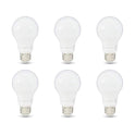 Basics A19 LED Light Bulbs, 60 Watt Equivalent, Energy Efficient 9W, E26 Standard Base, Soft White 2700K, Dimmable, 10,000 Hour Lifetime , 6-Pack