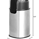 Basics Fast Electric Coffee Grinder for Home Use, Easy to Use Coffee Bean and Spice Grinder with Heavy-Duty Stainless Steel Grind Blades