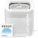 PETKIT New Cat Water Fountain with Wireless Pump, Ultra Quiet 65oz/1.85L Pet Water Fountain for Cats and Dogs Inside, Detachable Design Easy to Clean and Assemble, Filters Included