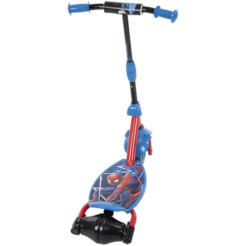 Huffy Toddler 3-Wheel Scooter for Kids, Multiple Colors & Licensed Character Graphics, Ages 3+, Durable Steel Frame, Wide Non-Slip Deck, Stable Lean-to-Steer Design, Light-Up Options, Girls/Boys