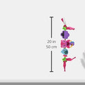 Bright Starts Busy Birdies Carrier Toy Bar Musical Take-Along Toy with Lights, Ages Newborn +, Pink