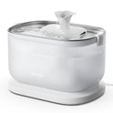PETLIBRO Cat Water Fountain Stainless Steel Tray, Wireless Pump Cat Fountain, Ultra Quiet Pet Water Fountain, 2.5L Automatic Water Dispenser for Cats, Dual Flow Cat Water Dispenser Easy to Clean