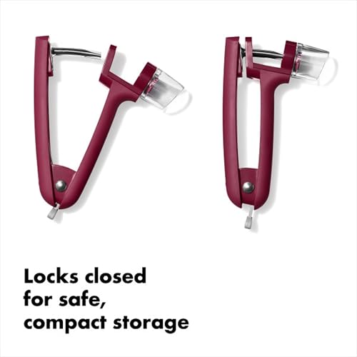 OXO Good Grips Cherry & Olive Pitter - Beet