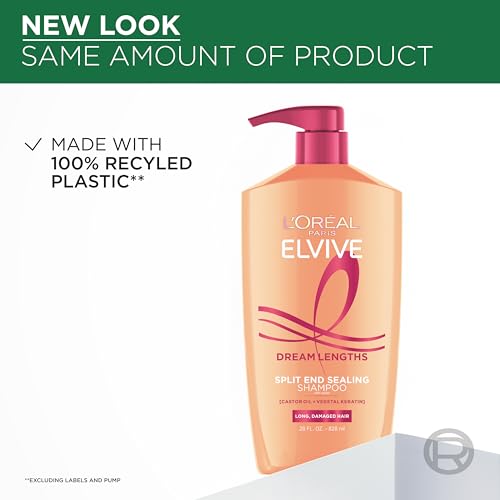 L'Oreal Paris Elvive Dream Lengths Shampoo and Conditioner Kit, Paraben Free, 1 kit