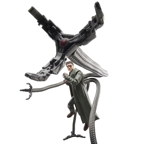 Marvel Legends Series Doc Ock, Spider-Man: No Way Home Collectible, Deluxe 6-Inch Action Figure, 4 Accessories, Ages 4 and Up