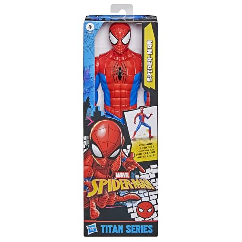Marvel Spider-Man Titan Series Action Figure, 12-Inch (30 cm) Super Hero Toys for Kids Ages 4+