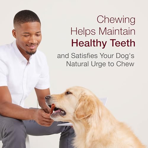 SmartBones SmartSticks With Real Peanut Butter, Rawhide-Free Chews for Dogs, 25 Count