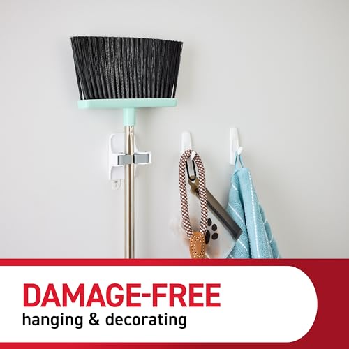 Command Medium White Hooks, 20 Hooks, 24 Strips | Damage-Free Hanging with Adhesive, Heavy Duty Hanging Great for Organization and Storage, Holds up to 3 lb