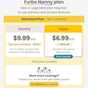 Furbo Mini Pet Camera [Subscription Required] Unlock Camera w/Paid Plan: Home Security with Dog & Cat Safety Alerts, 2-Way Audio, Mountable Smart Cam (Low Risk, 3mo Min. Cancel Anytime)