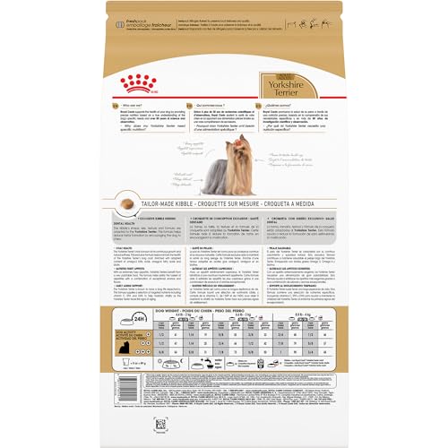 Royal Canin Breed Health Nutrition Yorkshire Terrier Adult Dry Dog Food, 2.5 lb Bag