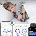 BIGGERFIVE Smart Watch for Kids, 1.8" Fitness Tracker Watch Pedometer, Heart Rate, Sleep Monitor, IP68 Waterproof, Calorie Step Counter, Puzzle Games with/Without APP for Girls Boys Teens 5-16, Black