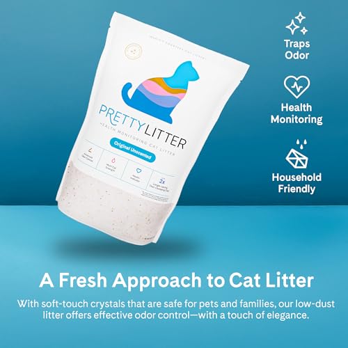PrettyLitter Health Monitoring Cat Litter, 6lb, 2ct