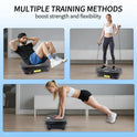 Homesy Vibration Plate Exercise Machine, Vibrating Plate for Lymphatic Drainage, Full Body Shake Platform Board for Home Fitness and Fat Burning, Sport Gym Equipment for Women Men