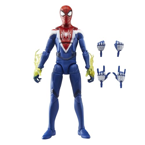 Marvel Legends Series Gamerverse Miles Morales Upgraded Suit Style, Spider-Man 2 Video Game-Inspired Collectible 6 Inch Action Figure