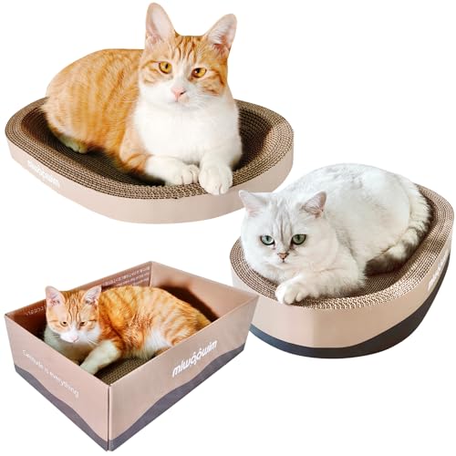 3PSC Cat Scratcher Cardboard
