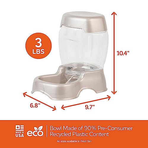 Petmate Pet Cafe Feeder Dog and Cat Feeder Pearlescent