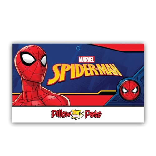 Pillow Pets 16 inch Spider-Man Plush Toy, Marvel Disney Stuffed Animal